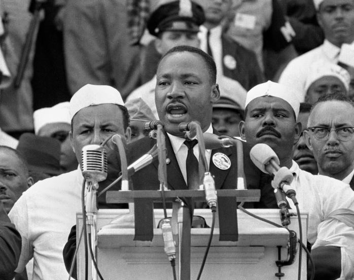 Dr. King giving the "I Have A Dream" speech